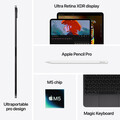 iPad Pro 11&quot; Wi-Fi mit Standardglas, 256GB, Space Schwarz