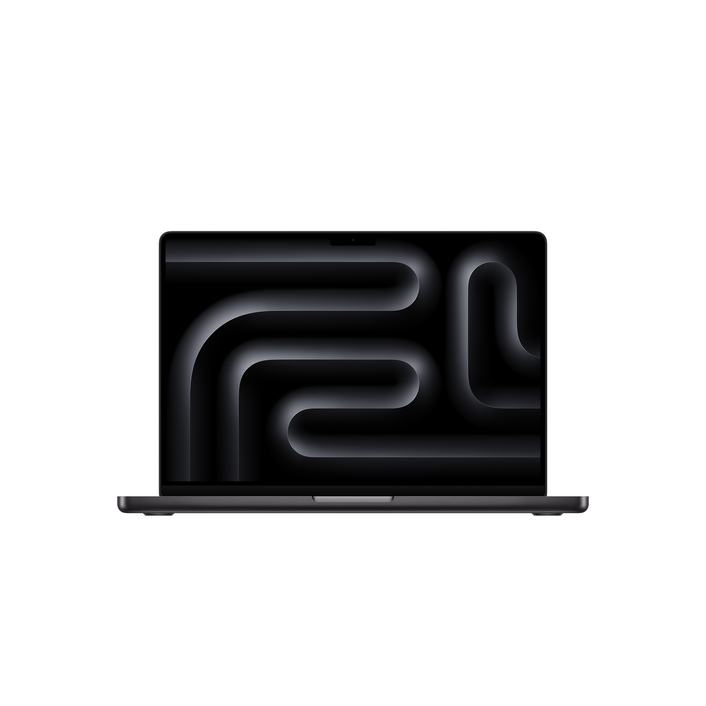 Sie sehen das Produktbild 01 von MacBook Pro 14" mit M5 Chip mit 10-Core CPU und 10-Core GPU, 16GB, 512GB SSD, Space Schwarz MacBook Pro 14" mit M5 Chip mit 10-Core CPU und 10-Core GPU, 16GB, 512GB SSD, Space Schwarz
