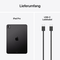 iPad Pro 11&quot; Wi-Fi mit Standardglas, 256GB, Space Schwarz