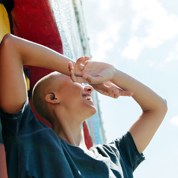 JBL Sense Lite, kabelloser Open-Ear-Kopfhörer, schwarz