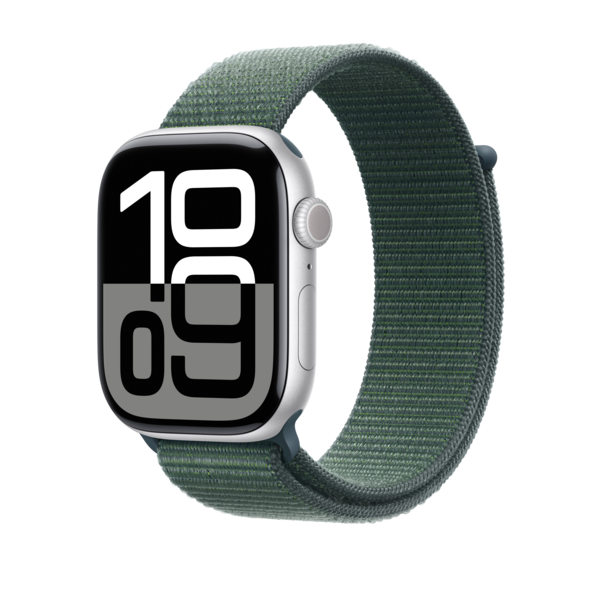 Sie sehen das Produktbild 03 von Apple Watch 46mm Sport-Loop, seegrün Apple Watch 46mm Sport-Loop, seegrün