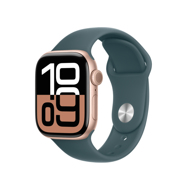 Apple Watch 42mm Sportarmband, seegrün - M/L