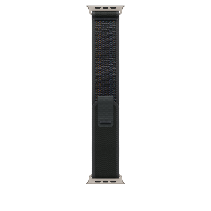 Apple Watch 49mm Trail-Loop, schwarz - M/L - Gehäusefarbe natur