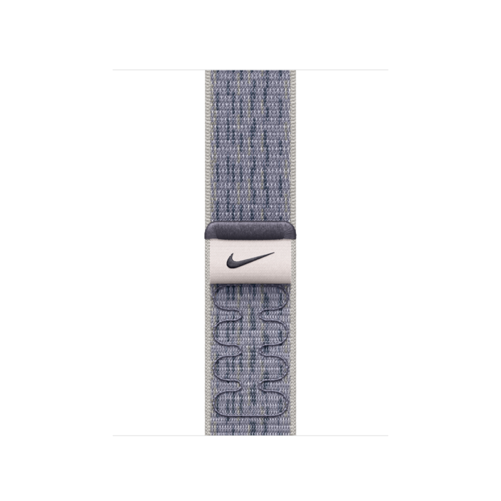 Sie sehen das Produktbild 02 von Apple Watch 42mm Nike Sport Loop, grau/blau Apple Watch 42mm Nike Sport Loop, grau/blau
