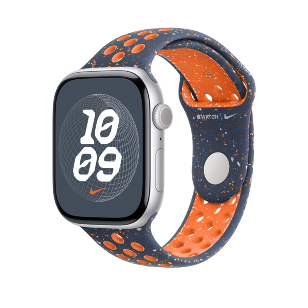 Sie sehen das Produktbild 04 von Apple Watch 46mm Nike Sportarmband, blue flame - M/L Apple Watch 46mm Nike Sportarmband, blue flame - M/L