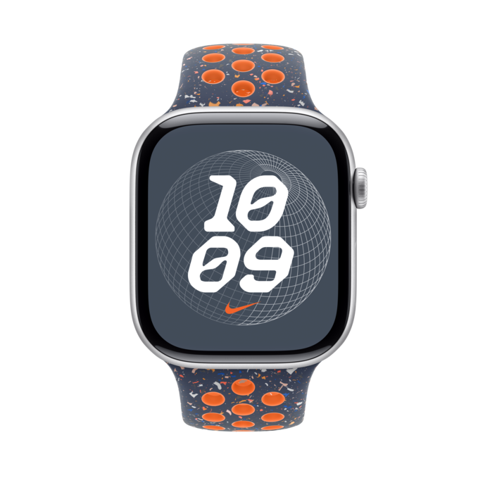 Sie sehen das Produktbild 06 von Apple Watch 46mm Nike Sportarmband, blue flame - M/L Apple Watch 46mm Nike Sportarmband, blue flame - M/L