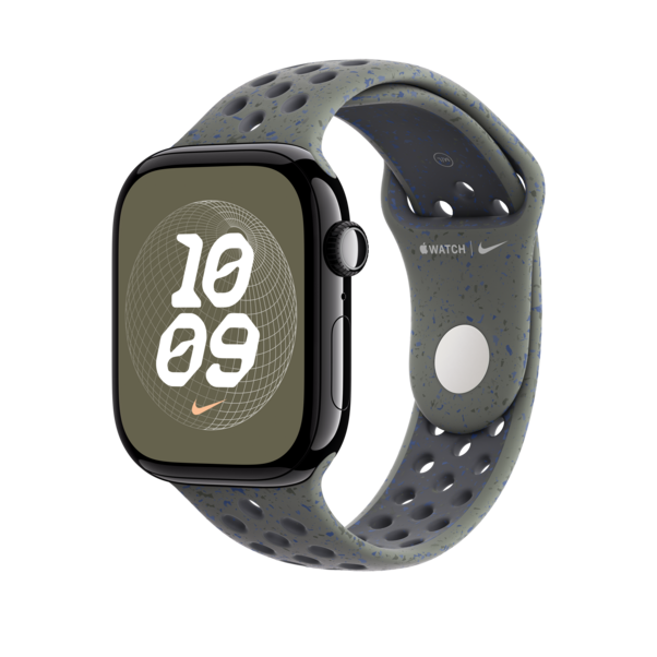 Sie sehen das Produktbild 04 von Apple Watch 46mm Nike Sportarmband, cargo khaki - S/M Apple Watch 46mm Nike Sportarmband, cargo khaki - S/M