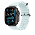 Apple Watch 49mm Verlängerung Ocean-Armband, kristallblau - Gehäusefarbe schwarz