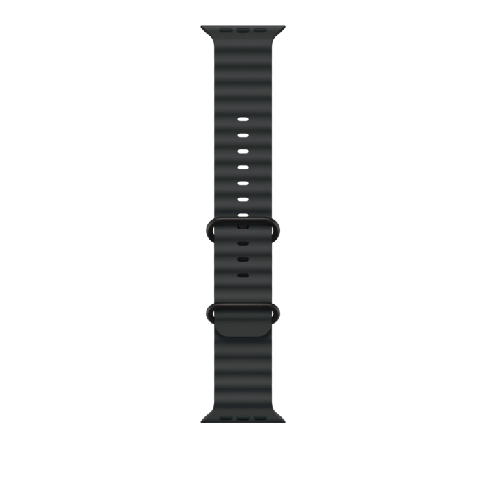 Sie sehen das Produktbild 02 von Apple Watch 49mm Ocean-Armband, schwarz - Gehäusefarbe schwarz Apple Watch 49mm Ocean-Armband, schwarz - Gehäusefarbe schwarz