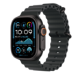 Apple Watch 49mm Ocean-Armband, schwarz - Gehäusefarbe schwarz