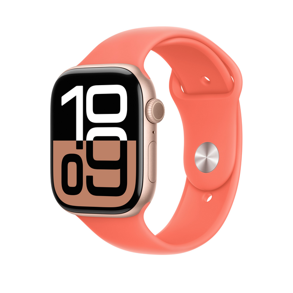 Sie sehen das Produktbild 04 von Apple Watch 46mm Sportarmband, mandarine - M/L Apple Watch 46mm Sportarmband, mandarine - M/L
