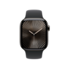 Apple Watch 42mm Sportarmband, schwarz - S/M