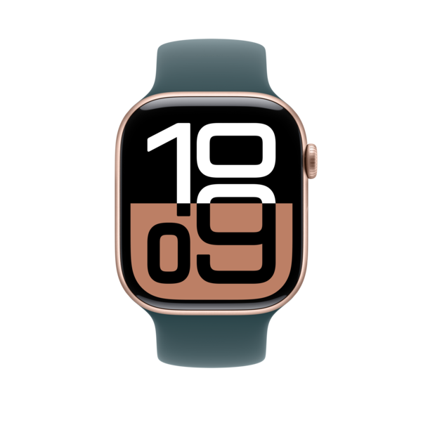 Apple Watch 46mm Sportarmband, seegrün - S/M