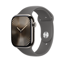 Apple Watch 46mm Sportarmband, steingrau - S/M