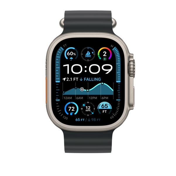 Sie sehen das Produktbild 05 von Apple Watch 49mm Verlängerung Ocean-Armband, schwarz - Gehäusefarbe natur Apple Watch 49mm Verlängerung Ocean-Armband, schwarz - Gehäusefarbe natur