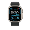Apple Watch 49mm Verlängerung Ocean-Armband, schwarz - Gehäusefarbe natur