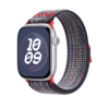 Apple Watch 46mm Nike Sport Loop, blau/rot