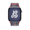 Apple Watch 46mm Nike Sport Loop, blau/rot