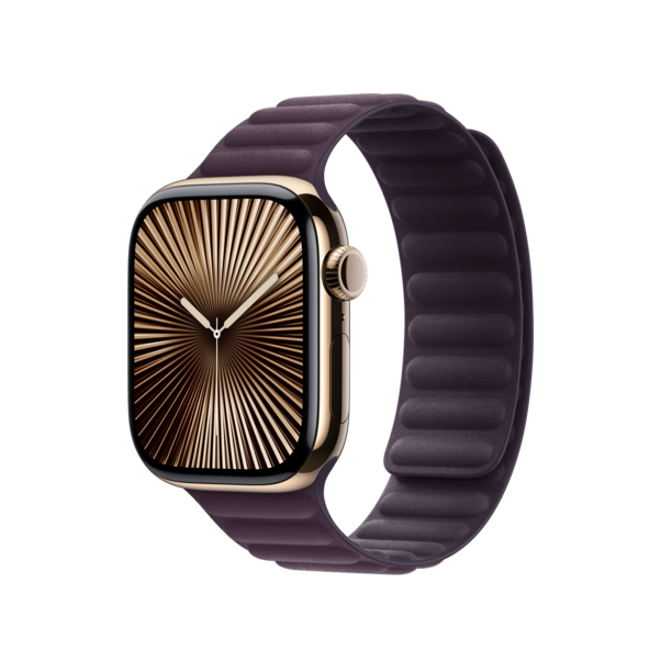 Sie sehen das Produktbild 04 von Apple Watch 42mm Armband mit Magnetverschluss, brombeere - S/M> Apple Watch 42mm Armband mit Magnetverschluss, brombeere - S/M>