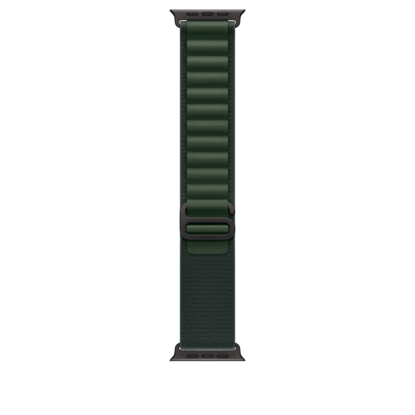 49 mm Alpine Loop Dunkelgrün – Large – Titan Schwarz