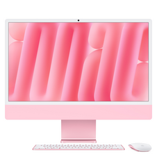 iMac 24" mit 4.5K Retina Display, M4 Chip 8-Core CPU und 8-Core GPU, 16GB, 256GB SSD, pink