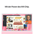 iMac 24" mit 4.5K Retina Display, M4 Chip 8-Core CPU und 8-Core GPU, 16GB, 256GB SSD, pink