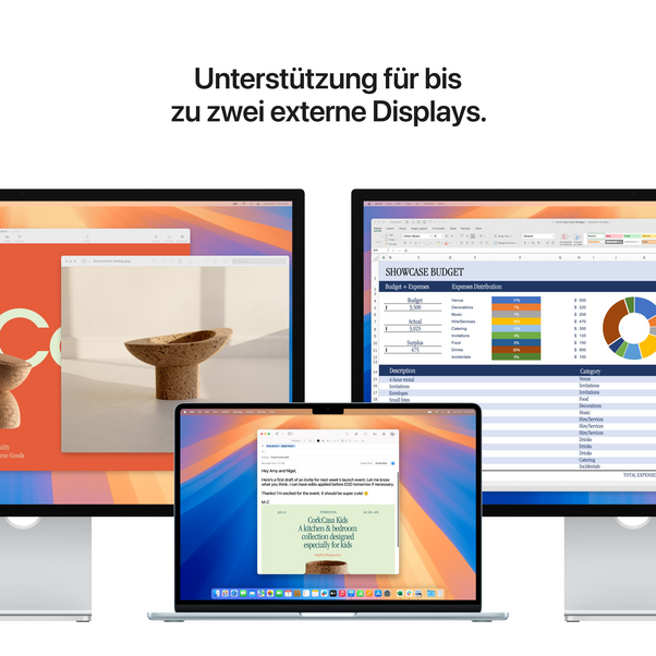 Sie sehen das Produktbild 09 von MacBook Air 15" mit M4 Chip, 10-Core CPU und 10-Core GPU, 16GB, 512GB SSD, mitternacht> MacBook Air 15" mit M4 Chip, 10-Core CPU und 10-Core GPU, 16GB, 512GB SSD, mitternacht>
