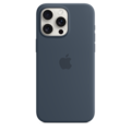 Apple iPhone 15 Pro Max Silikon Case mit MagSafe, sturmblau>