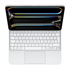 Sie sehen das Produktbild 05 von Magic Keyboard für 13" iPad Pro (M4) - Deutsch - Weiß Magic Keyboard für 13" iPad Pro (M4) - Deutsch - Weiß