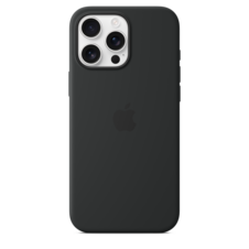 Sie sehen das Produktbild 04 von Apple iPhone 16 Pro Max Silikon Case mit MagSafe, schwarz Apple iPhone 16 Pro Max Silikon Case mit MagSafe, schwarz