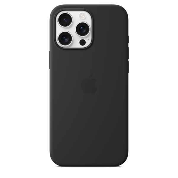 Sie sehen das Produktbild 04 von Apple iPhone 16 Pro Max Silikon Case mit MagSafe, schwarz Apple iPhone 16 Pro Max Silikon Case mit MagSafe, schwarz
