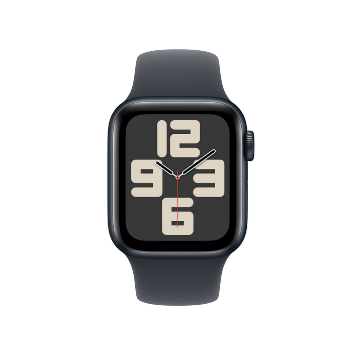 Sie sehen das Produktbild 04 von Apple Watch SE GPS + Cellular, Aluminium mitternacht, 40mm mit Sportarmband, mitternacht - S/M> Apple Watch SE GPS + Cellular, Aluminium mitternacht, 40mm mit Sportarmband, mitternacht - S/M>