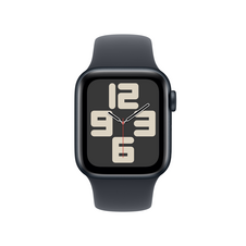 Apple Watch SE GPS + Cellular, Aluminium mitternacht, 40mm mit Sportarmband, mitternacht - S/M>