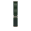 Apple Watch 49mm Alpin-Loop, dunkelgrün - medium - Gehäusefarbe natur