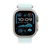 Apple Watch 49mm Ocean-Armband, kristallblau - Gehäusefarbe natur