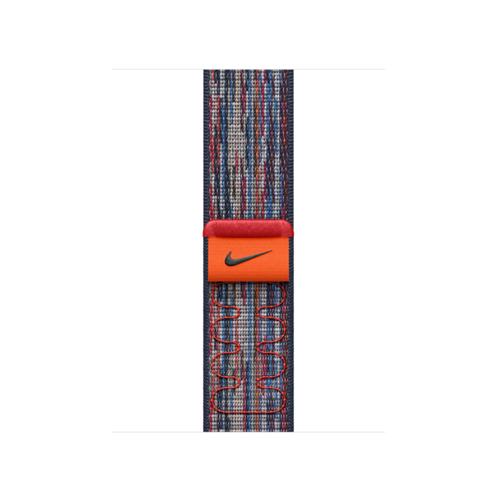Apple Watch 42mm Nike Sport Loop, blau/rot
