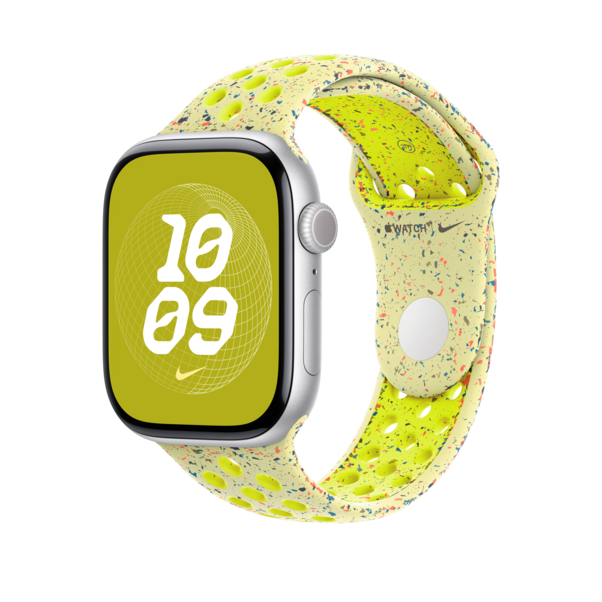 Sie sehen das Produktbild 04 von Apple Watch 46mm Nike Sportarmband, volt splash - S/M Apple Watch 46mm Nike Sportarmband, volt splash - S/M