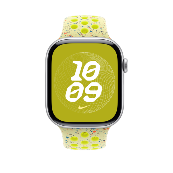 Sie sehen das Produktbild 06 von Apple Watch 46mm Nike Sportarmband, volt splash - S/M Apple Watch 46mm Nike Sportarmband, volt splash - S/M