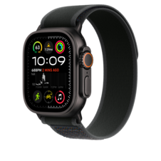 Sie sehen das Produktbild 04 von Apple Watch 49mm Trail-Loop, schwarz - M/L - Gehäusefarbe schwarz Apple Watch 49mm Trail-Loop, schwarz - M/L - Gehäusefarbe schwarz
