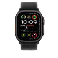 Sie sehen das Produktbild 05 von Apple Watch 49mm Trail-Loop, schwarz - M/L - Gehäusefarbe schwarz Apple Watch 49mm Trail-Loop, schwarz - M/L - Gehäusefarbe schwarz