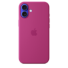 Apple iPhone 16 Plus Silikon Case mit MagSafe, fuchsia