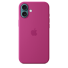 Apple iPhone 16 Plus Silikon Case mit MagSafe, fuchsia