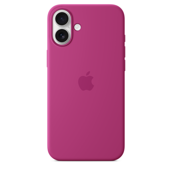 Sie sehen das Produktbild 05 von Apple iPhone 16 Plus Silikon Case mit MagSafe, fuchsia Apple iPhone 16 Plus Silikon Case mit MagSafe, fuchsia