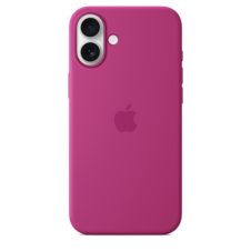 Apple iPhone 16 Plus Silikon Case mit MagSafe, fuchsia