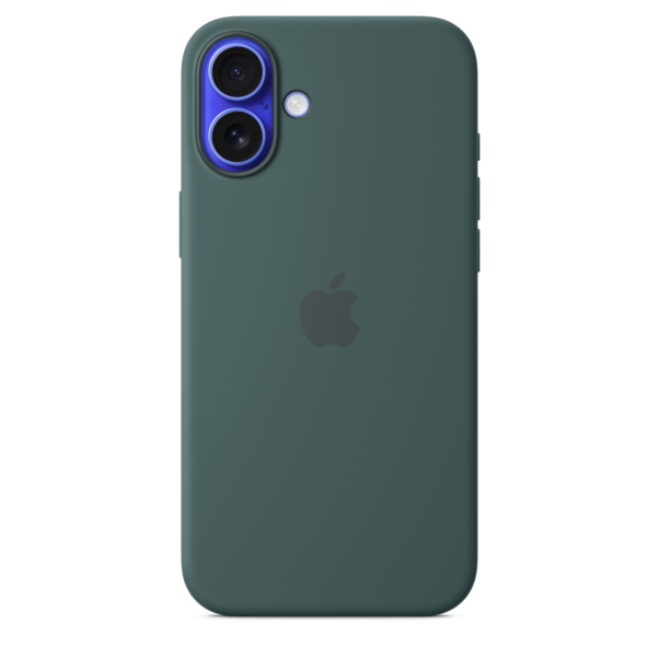 Sie sehen das Produktbild 02 von Apple iPhone 16 Plus Silikon Case mit MagSafe, seegrün Apple iPhone 16 Plus Silikon Case mit MagSafe, seegrün