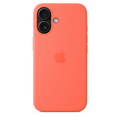 Sie sehen das Produktbild 07 von Apple iPhone 16 Silikon Case mit MagSafe, mandarine Apple iPhone 16 Silikon Case mit MagSafe, mandarine