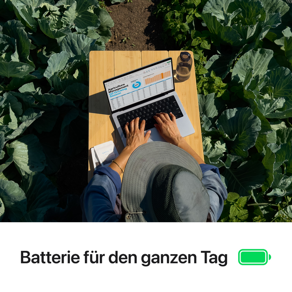 MacBook Pro 14" mit M4 Chip, 10-Core CPU und 10-Core GPU, 16GB, 1TB SSD, space schwarz>
