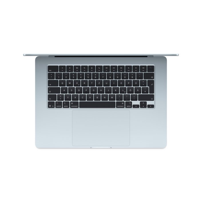 MacBook Air 15" mit M4 Chip, 10-Core CPU und 10-Core GPU, 16GB, 256GB SSD, himmelblau