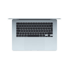 Sie sehen das Produktbild 02 von MacBook Air 15" mit M4 Chip, 10-Core CPU und 10-Core GPU, 16GB, 256GB SSD, himmelblau> MacBook Air 15" mit M4 Chip, 10-Core CPU und 10-Core GPU, 16GB, 256GB SSD, himmelblau>