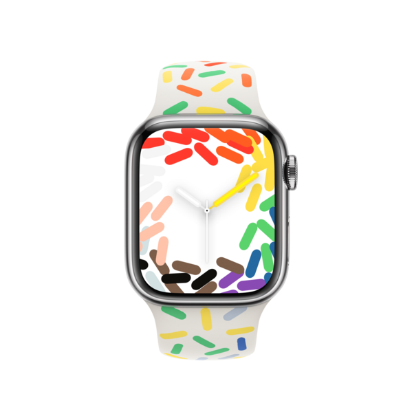 Sie sehen das Produktbild 04 von Apple Watch 41mm Sportarmband, Pride Edition, M/L Apple Watch 41mm Sportarmband, Pride Edition, M/L